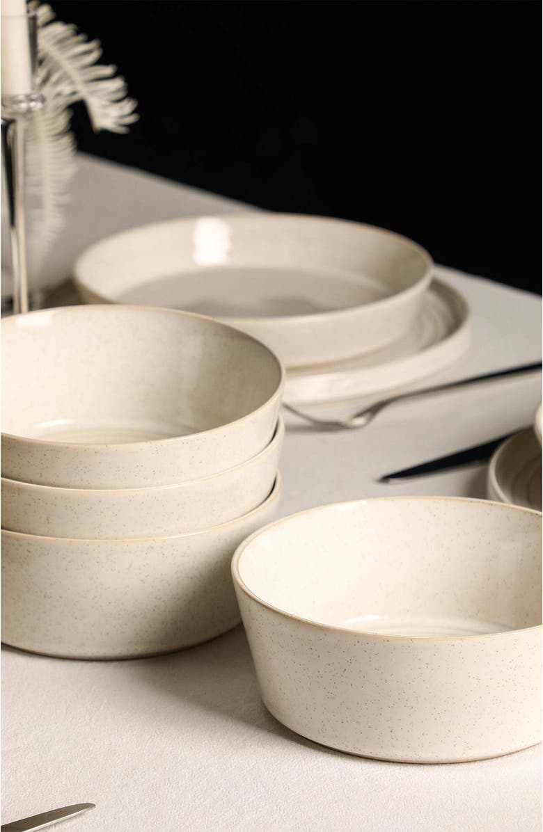 Stone Lain Claire Stoneware 4-Piece Bowl Set, Alternate, color, 