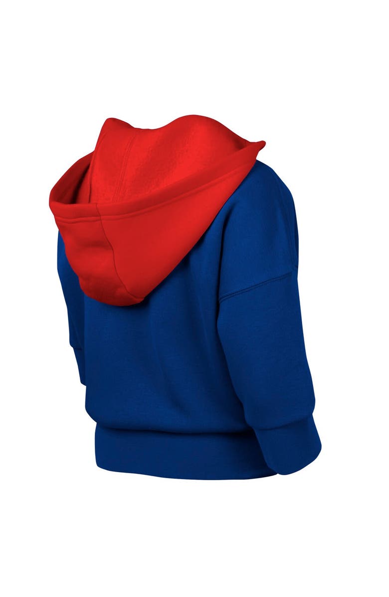 Outerstuff Youth Royal Chicago Cubs Team Practice 3/4-Sleeve Pullover Hoodie, Alternate, color, 
