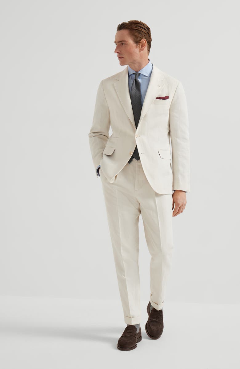 Brunello Cucinelli Oxford shirt, Alternate, color, Azure