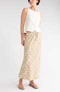 NORDSTROM RACK Drawstring Maxi Skirt