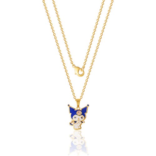 Hello Kitty Silver Plated And Clear Crystal My Melody Pendant, 18'' Chain In Gold