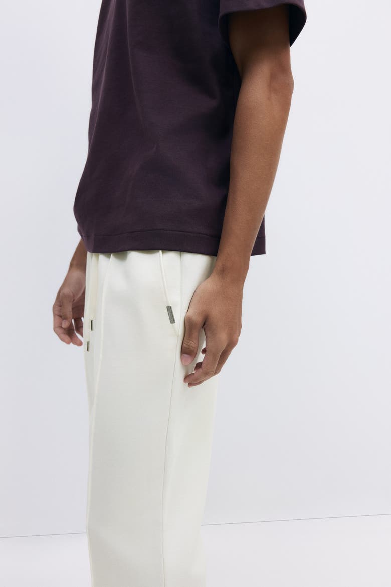 Regular Fit Tailored Joggers, Alternate, color, White
