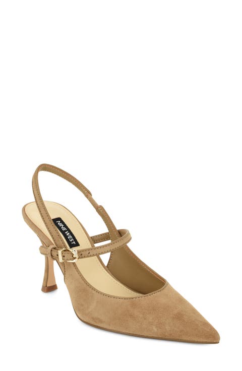 Amelap Pointed Toe Slingback Pump