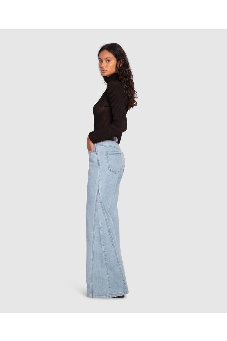 Firecracker Flare Jeans, Alternate, color, Stonewash