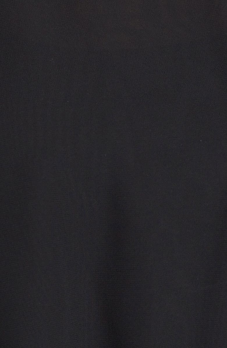 Vince Camuto Pleat Sleeve Folded Front Blouse, Alternate, color, 