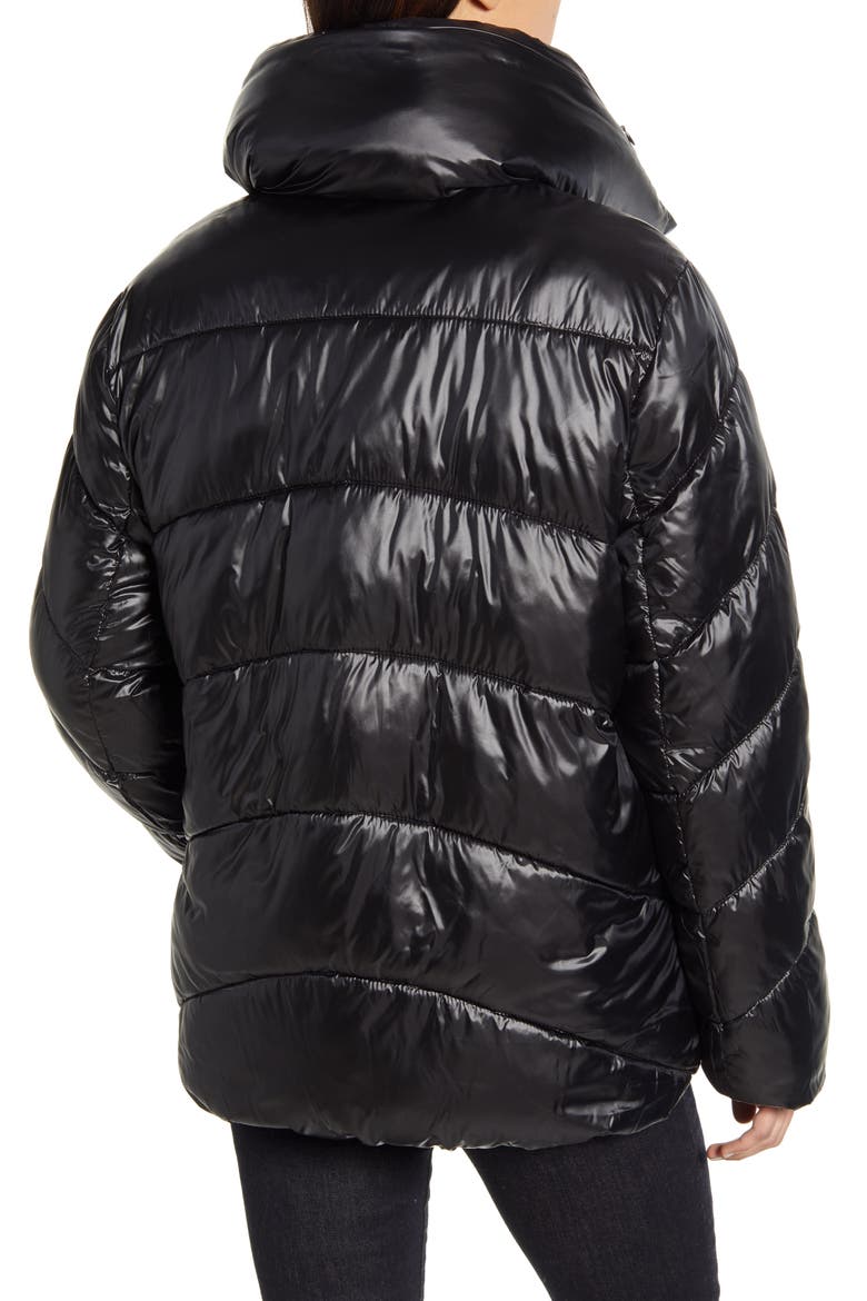 Puffer Jacket, Alternate, color, BLACK