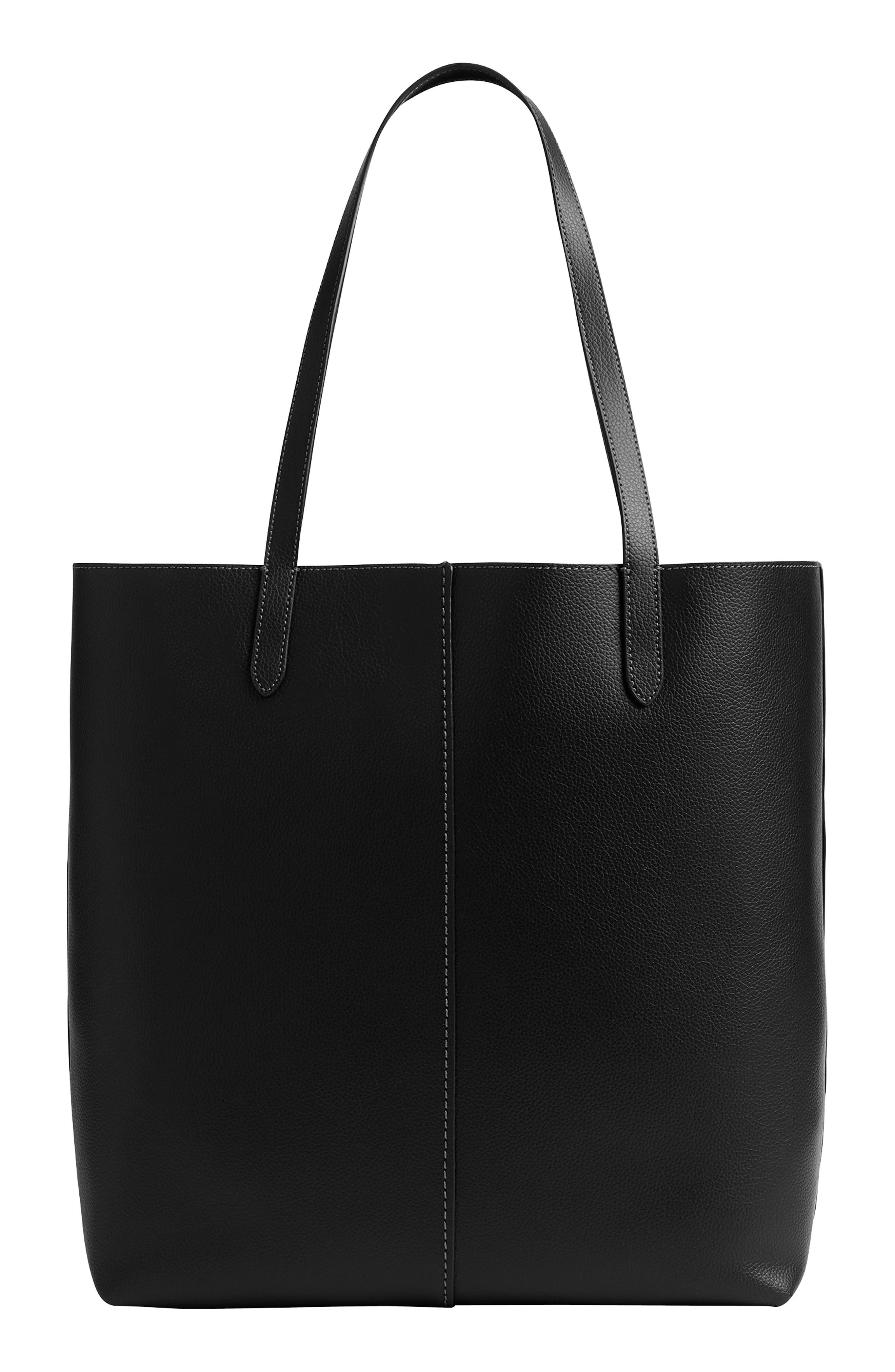 COACH North Pebbled Leather Tote, Alternate, color, 