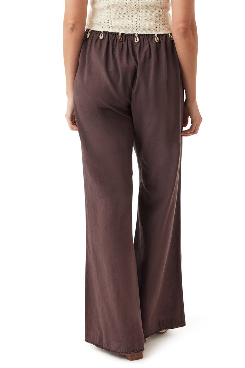Pull On Wide Leg Pants, Alternate, color, MOCHA