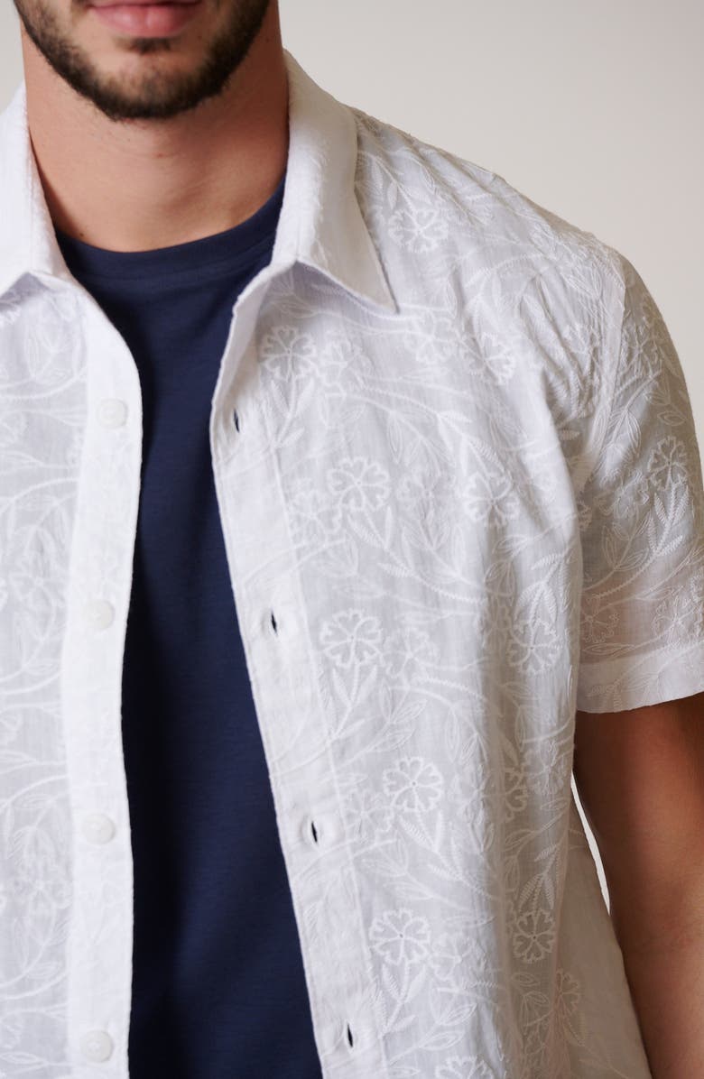 LEISURE LAB Puerto Escondido Button Up, Alternate, color, White