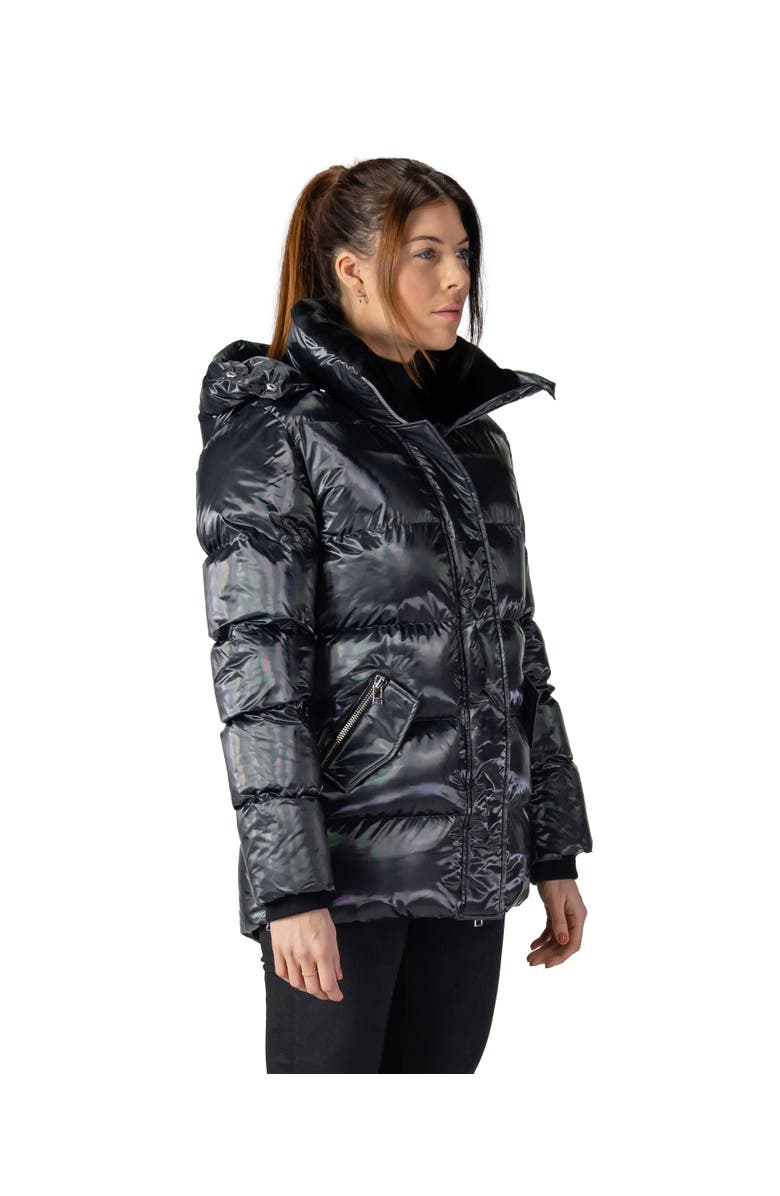 Woodpecker Women's Bumnester 3/4 Length Quilted Coat, Alternate, color, Oily Black