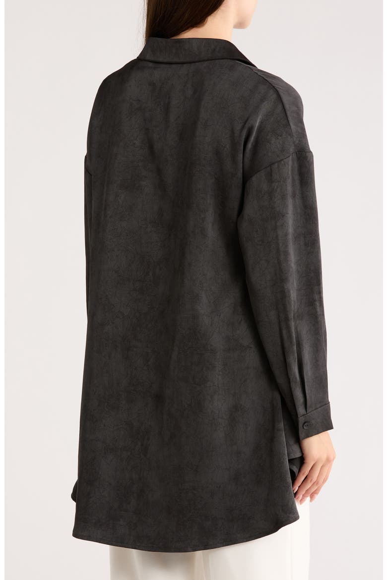 High-Low Tunic Shirt, Alternate, color, BLACK
