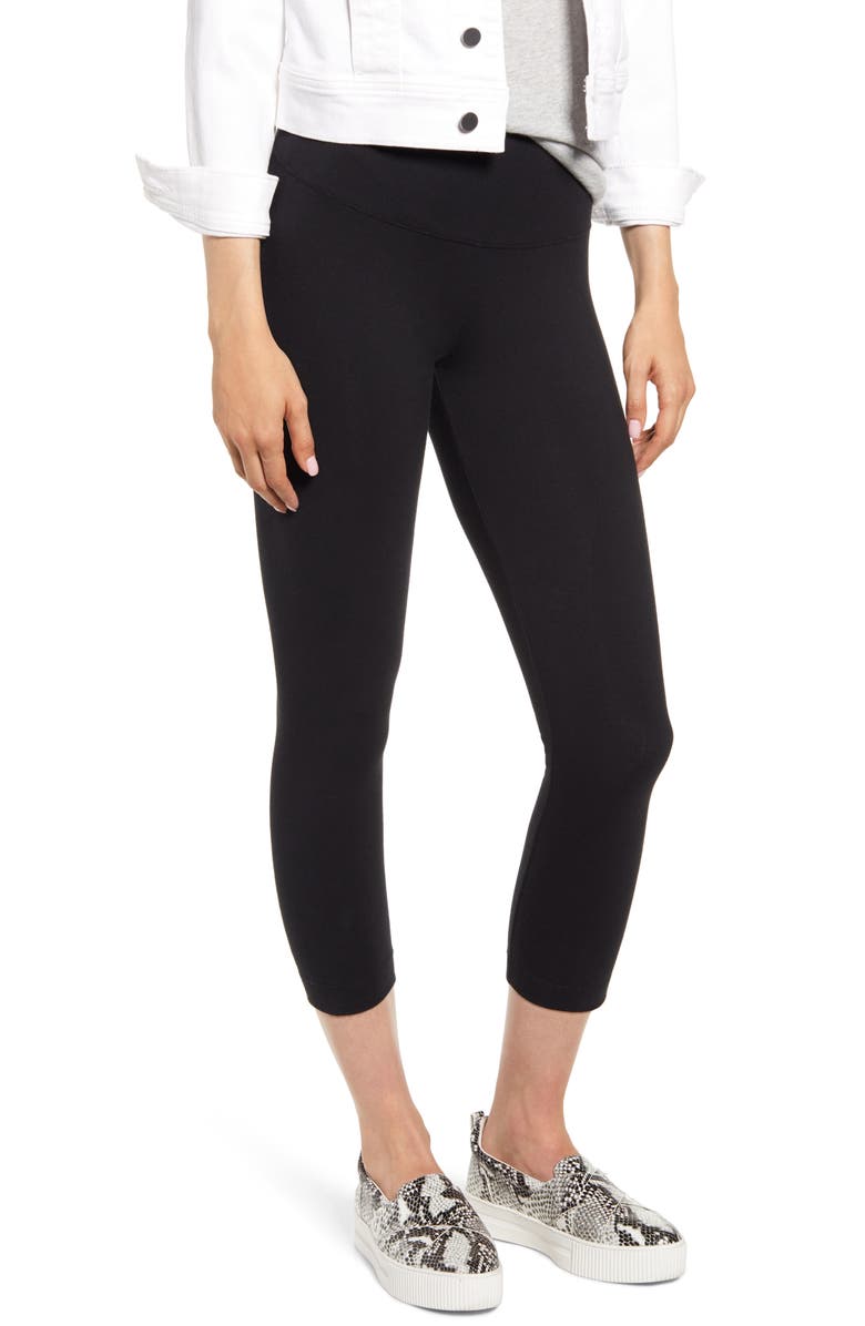 Lysse 'Lyssentials Flattering Crop Leggings, Main, color, Black