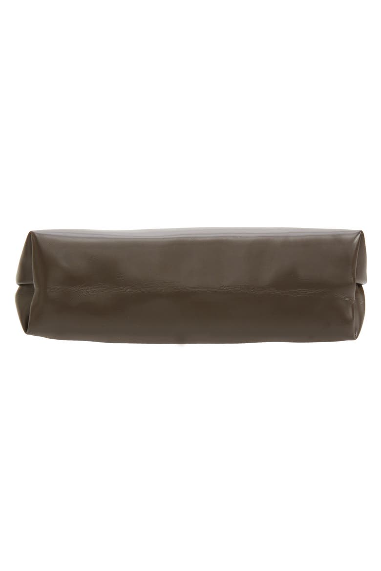 Waterproof Cosmetics Bag, Alternate, color, SHINY BROWN