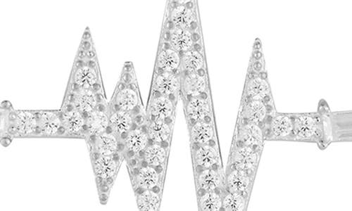 Sphera Milano Heartbeat Pendant Necklace In Silver