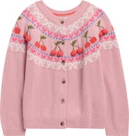 Mini Boden Kids' Fair Isle Cardigan