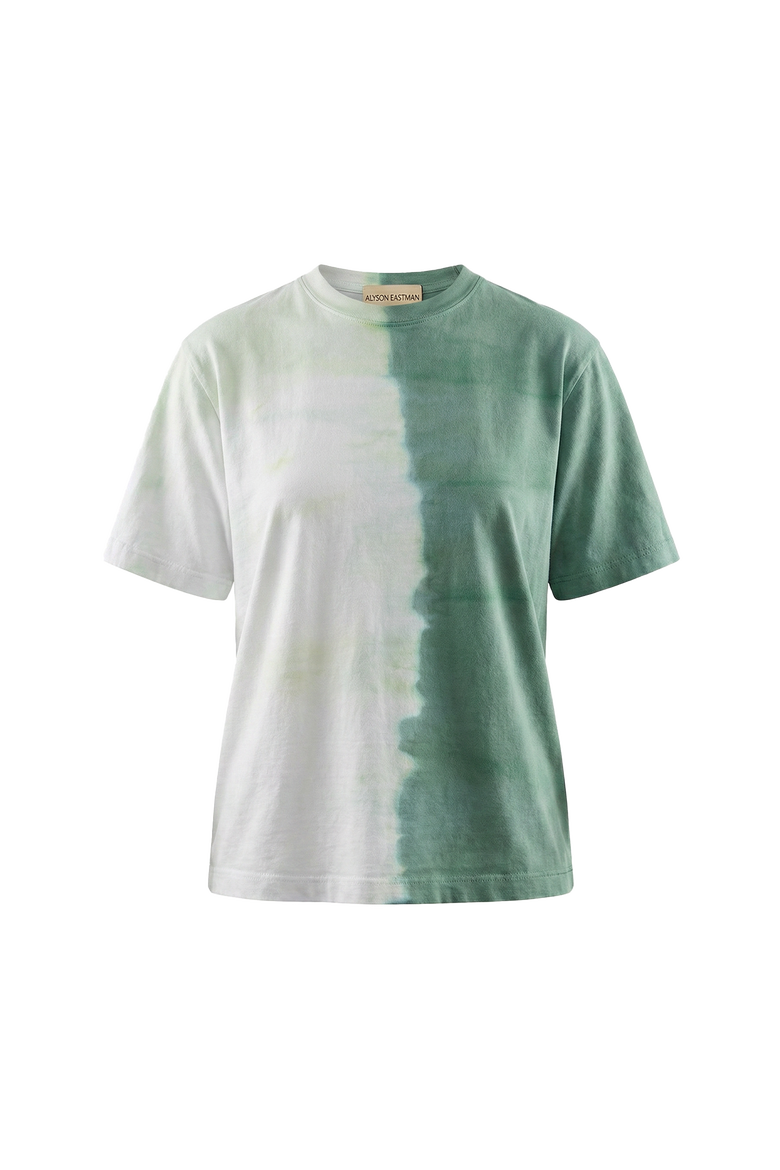Vintage Style Tee, Main, color, White, Green