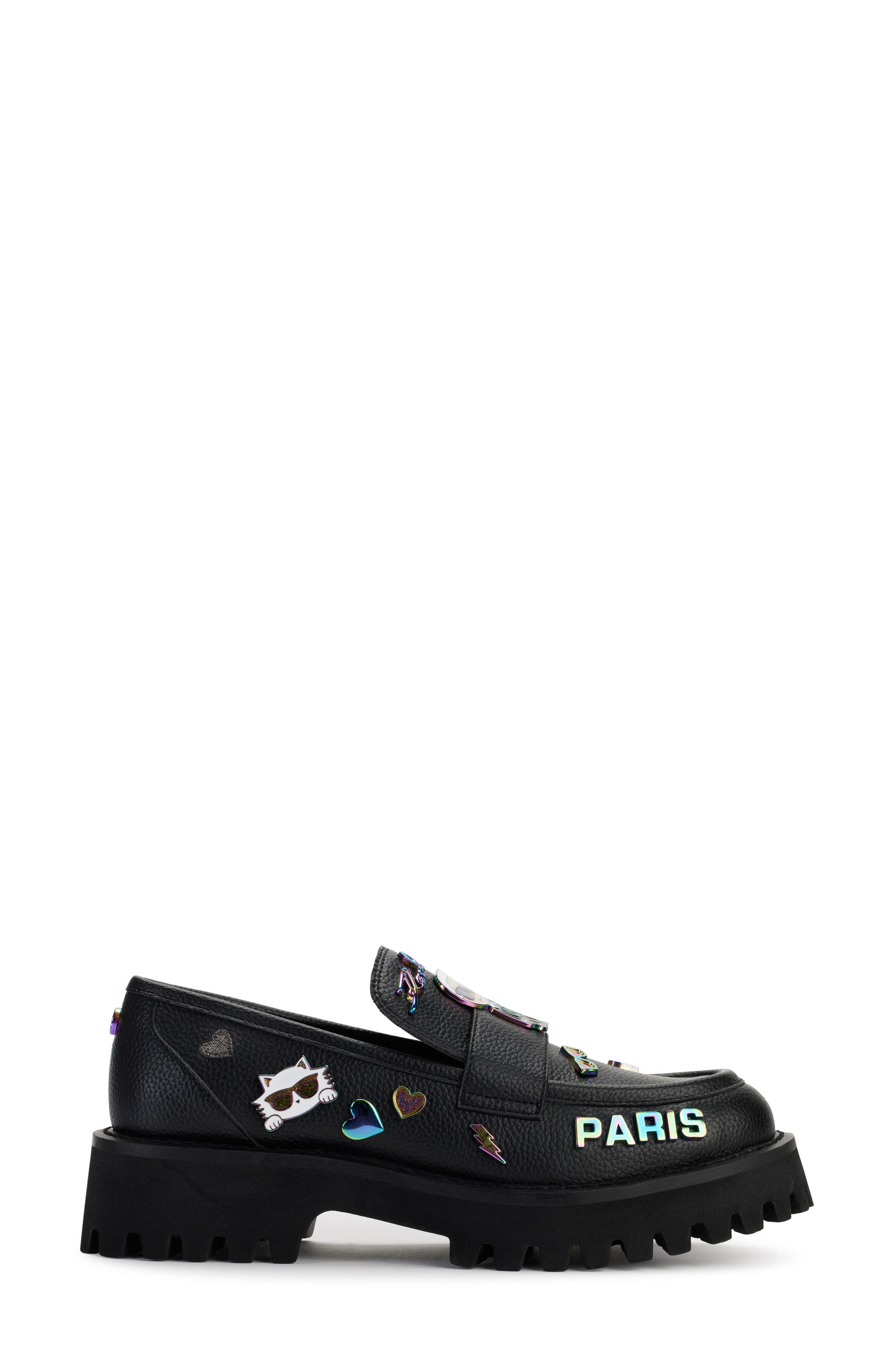 KARL LAGERFELD PARIS Gaston Lug Loafer, Alternate, color, 