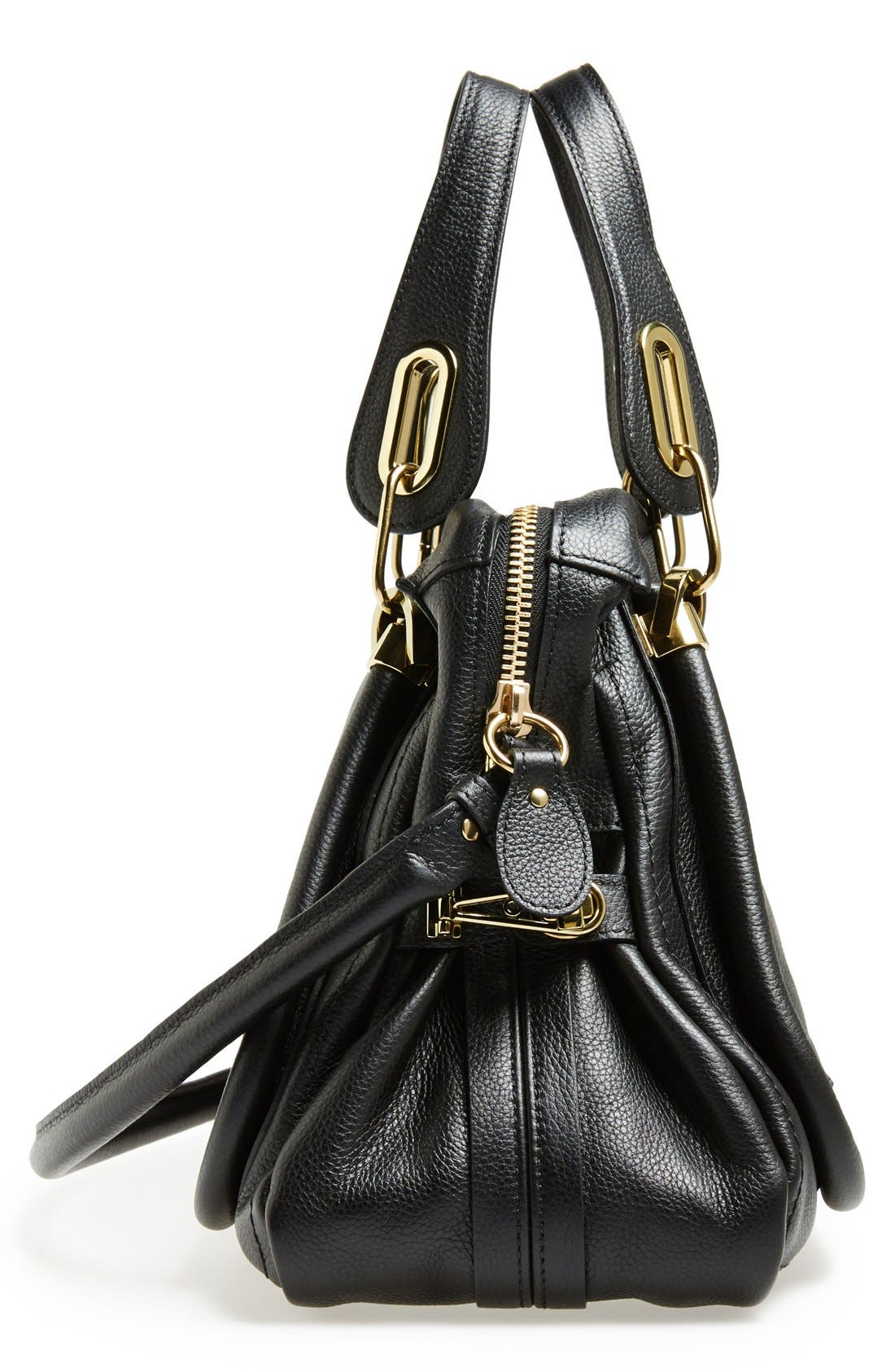 Chloé 'Paraty - Medium' Leather Satchel, Alternate, color, 