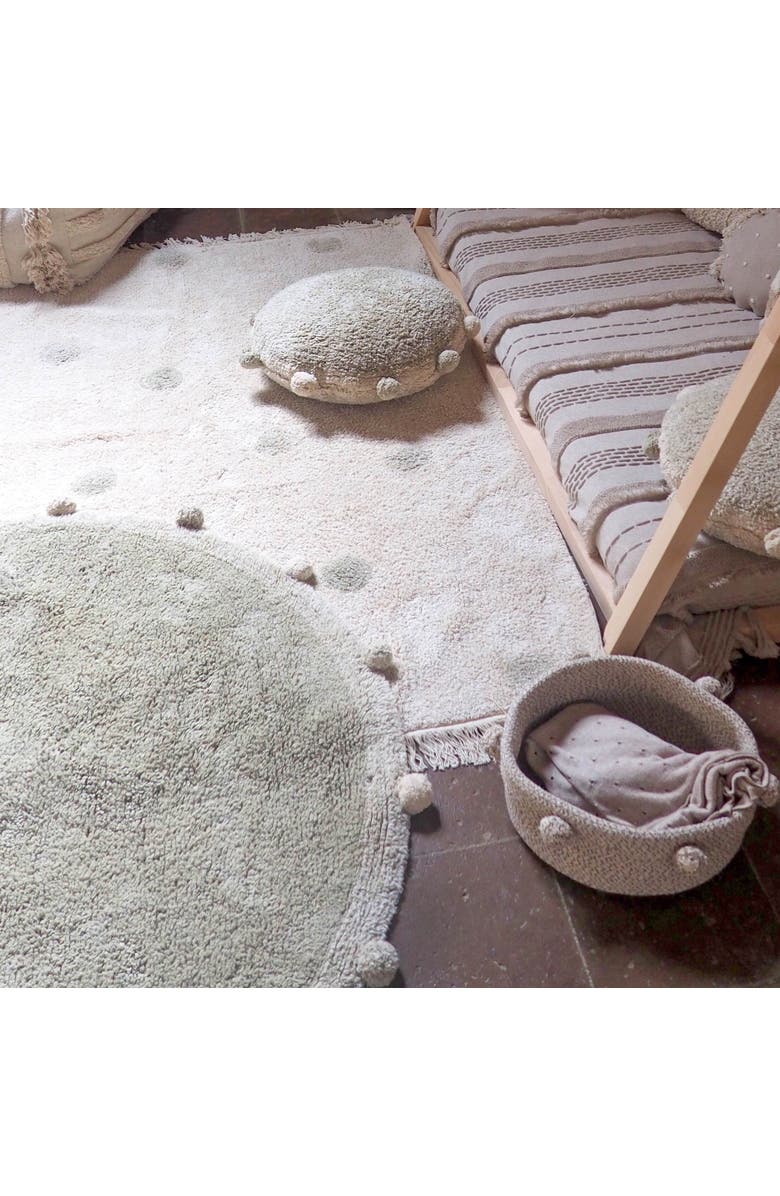 Lorena Canals Washable Rug Bubbly, Alternate, color, Olive, Natural