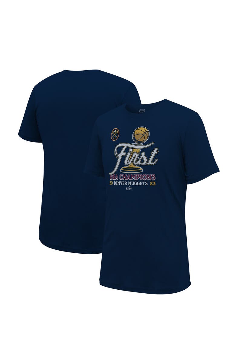 Stadium Essentials Unisex Stadium Essentials Navy Denver Nuggets 2023 NBA Finals Champions T-Shirt, Alternate, color, Navy