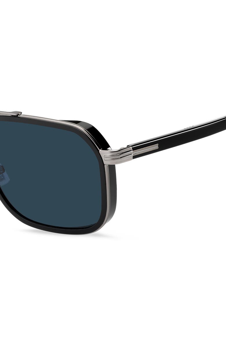 BOSS 55mm Rectangular Sunglasses, Alternate, color,