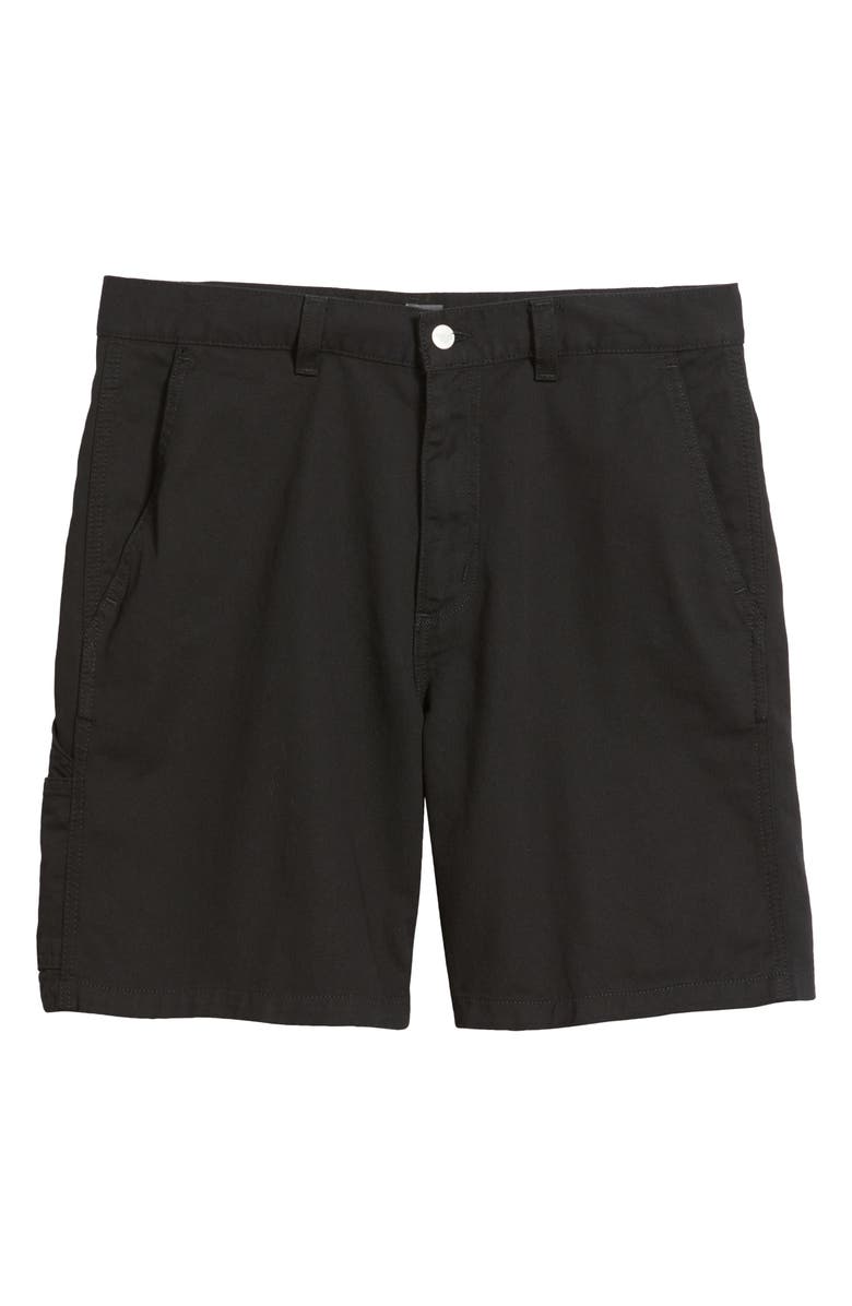 Carhartt Work In Progress Drewe Shorts, Alternate, color, Black Rinsed