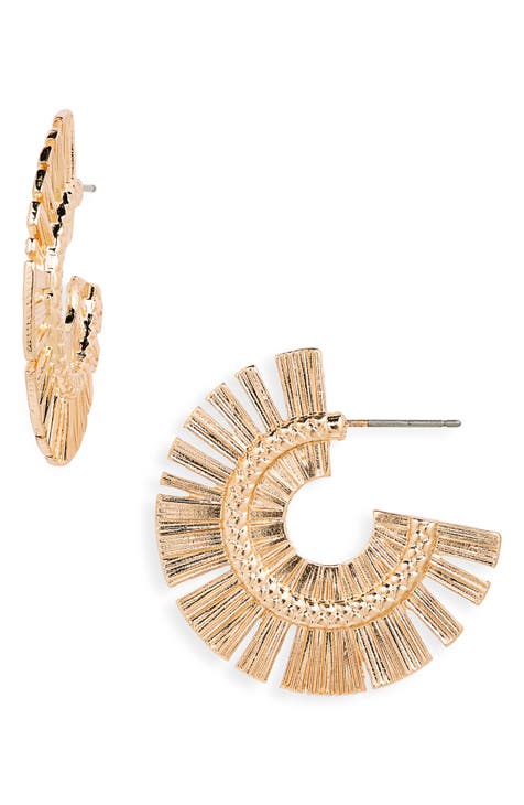 Nordstrom rack gold hoop earrings deals