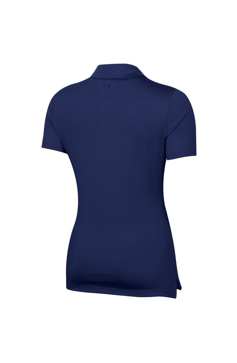 Under Armour Women's Under Armour Navy Auburn Tigers Performance Polo, Alternate, color, 