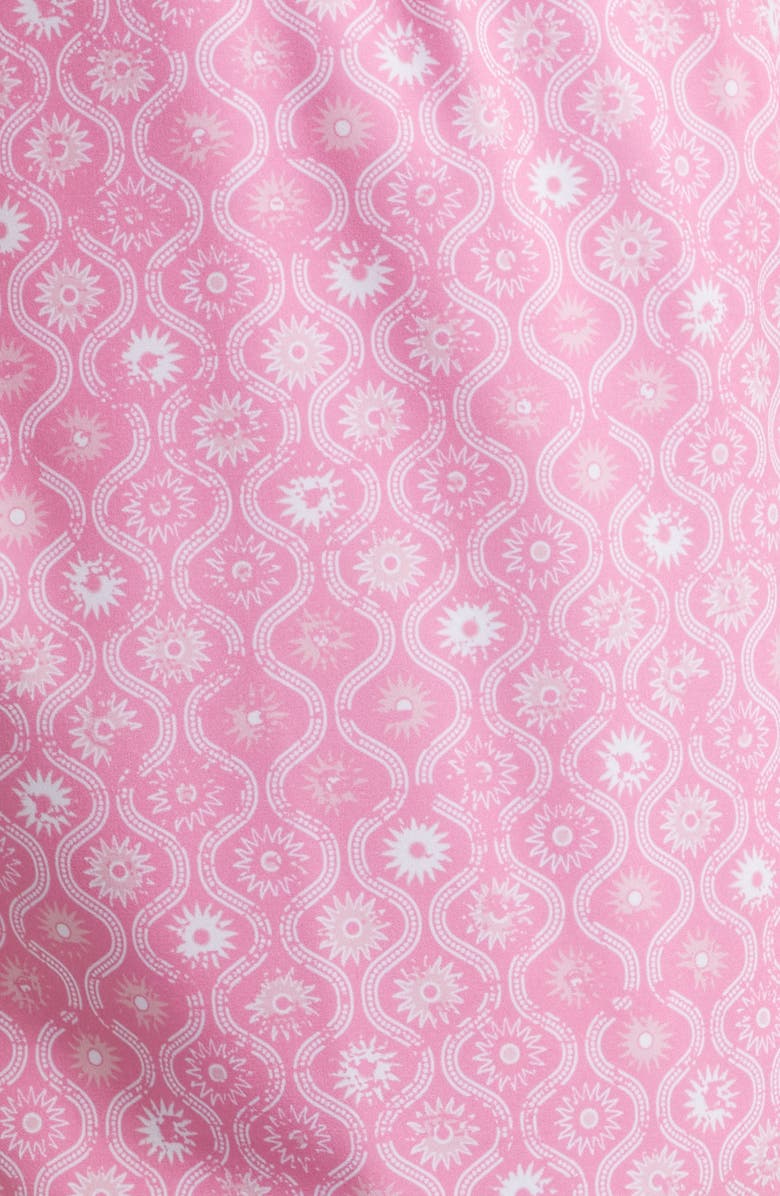 Peter Millar Golden Hour Swim Trunks, Alternate, color, Pink Caliente