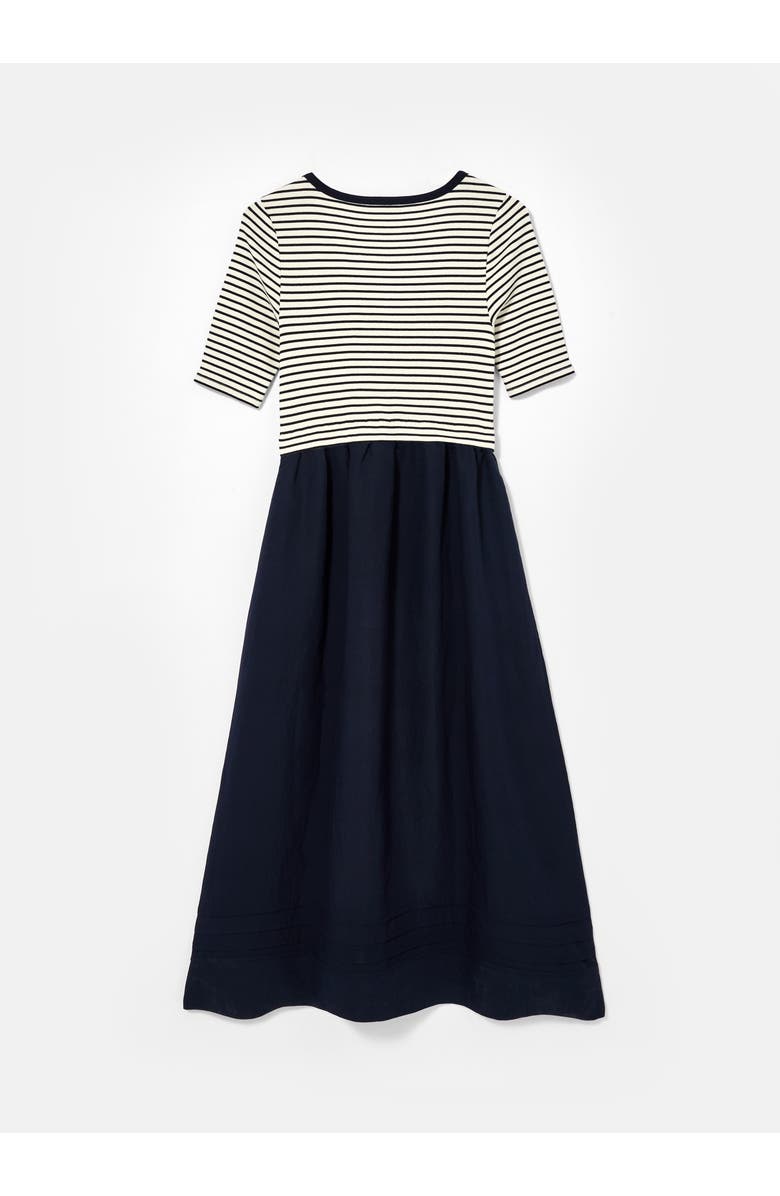 MINT VELVET Woven Mix Dress, Alternate, color, Blue