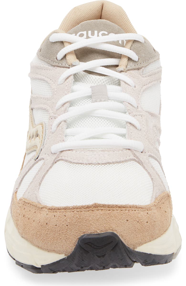 Saucony Ride Millenium Sneaker, Alternate, color, White/ Sand- Suede