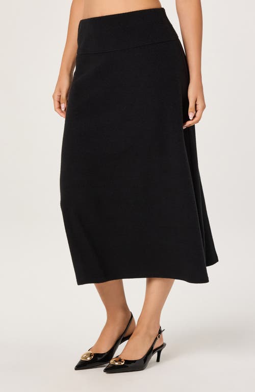 Astr The Label Knit Midi Skirt In Black