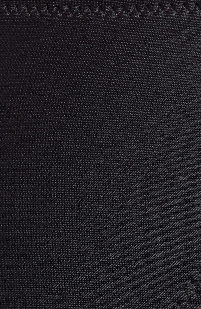 Solid & Striped The Iris Side Tie Bikini Bottoms, Alternate, color, Noir