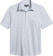 Johnston & Murphy XC Flex Ascend Short Sleeve Button-Up Shirt