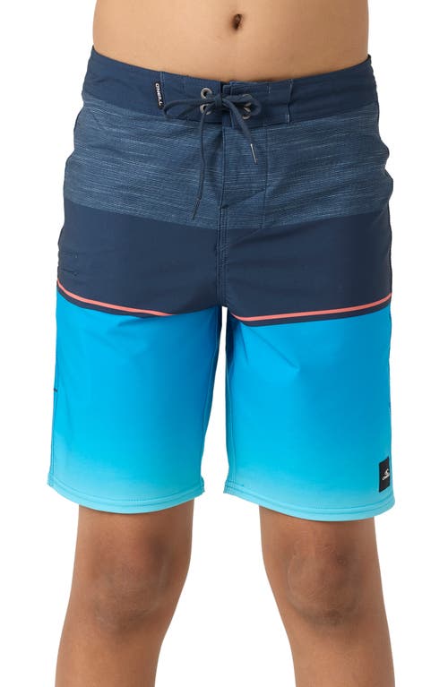 O'neill Kids' Hyperfreak Heat Block Swim Trunks In Navy