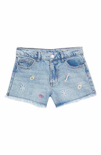 Jessica Simpson Kids' Embroidered Denim Shorts