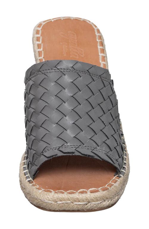 Antelope Fallon Espadrille Wedge Sandal In Grey
