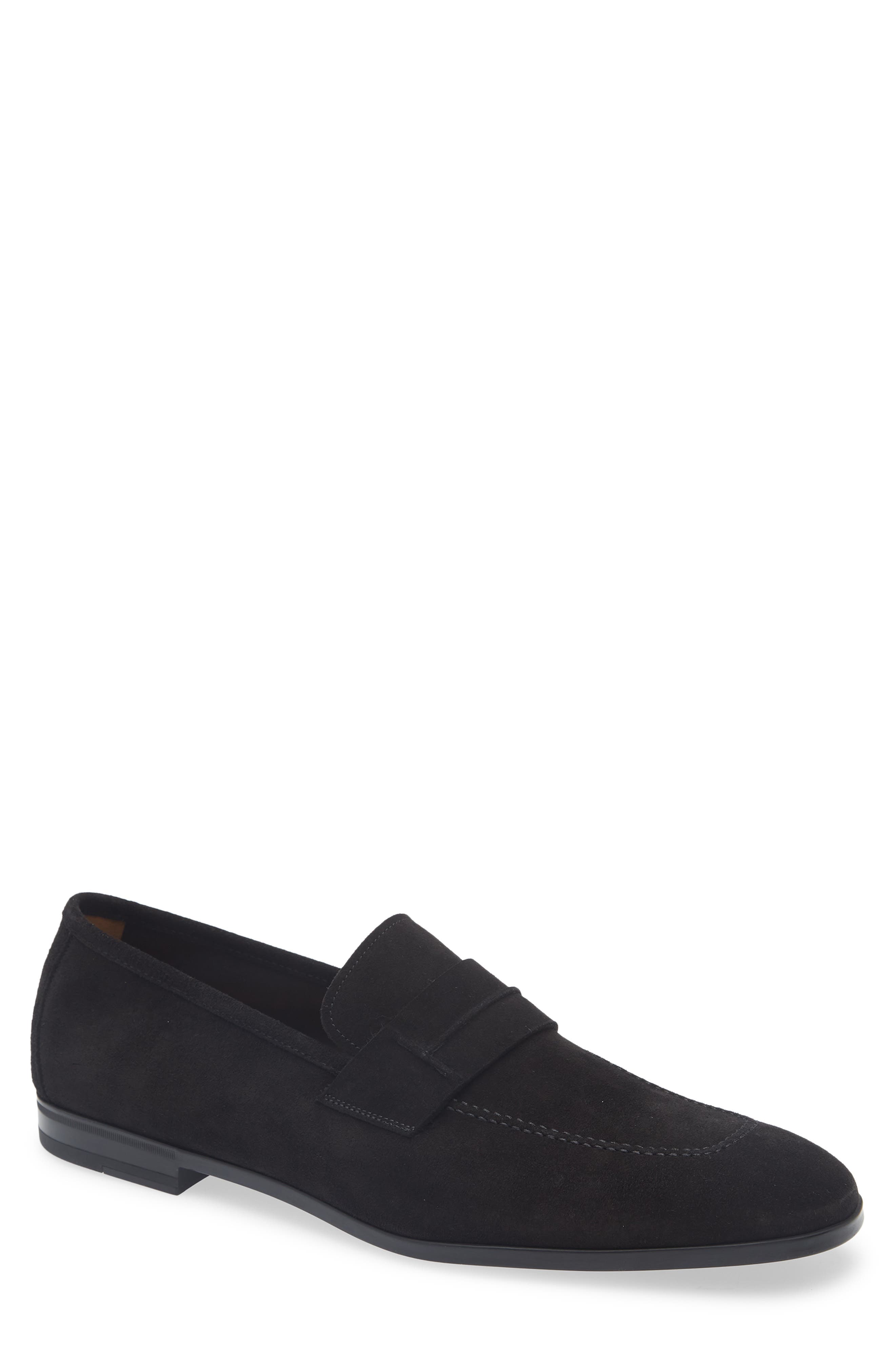 TOM FORD Sean Penny Loafer, Main, color, Black