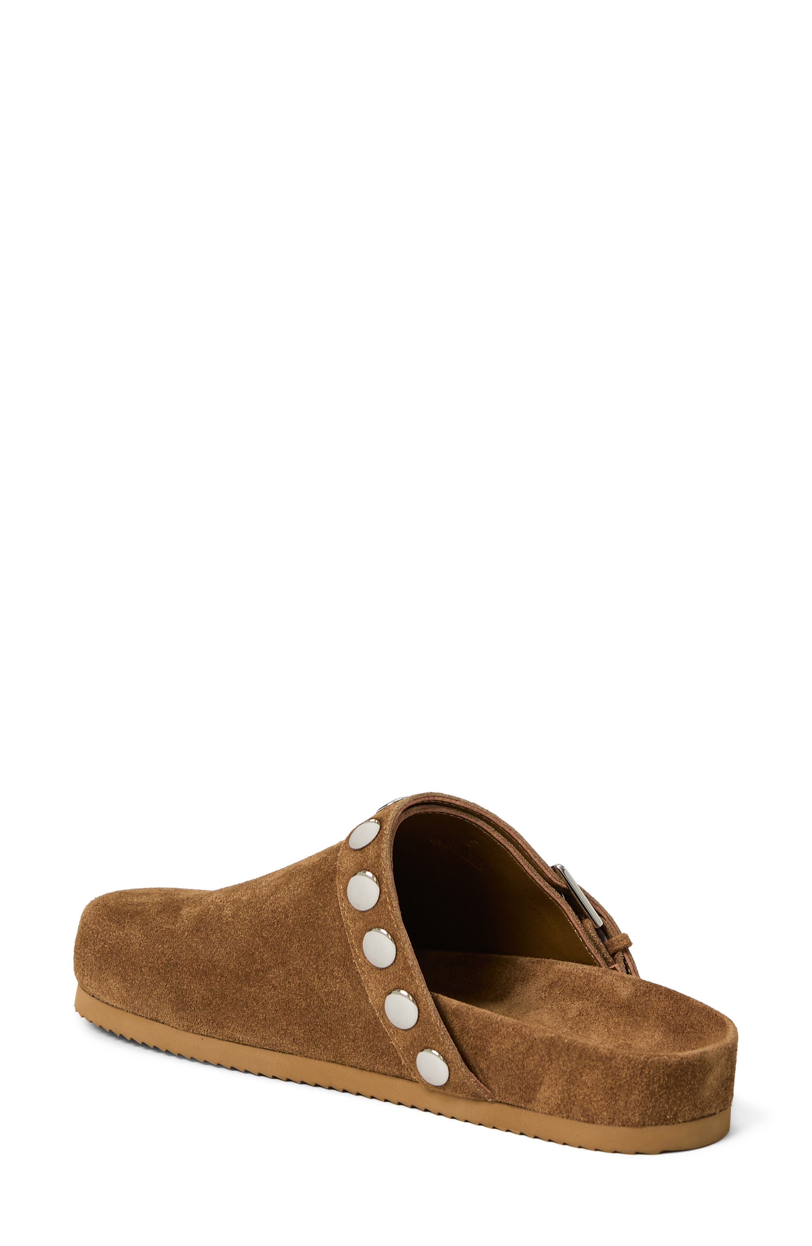 Weaver Studded Clog, Alternate, color, CHESTNUT