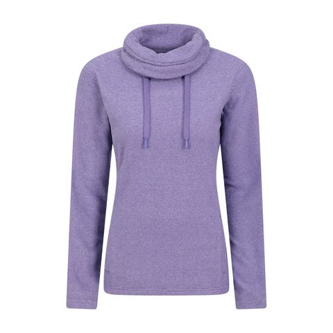 Hebridean Cowl Neck Fleece Top