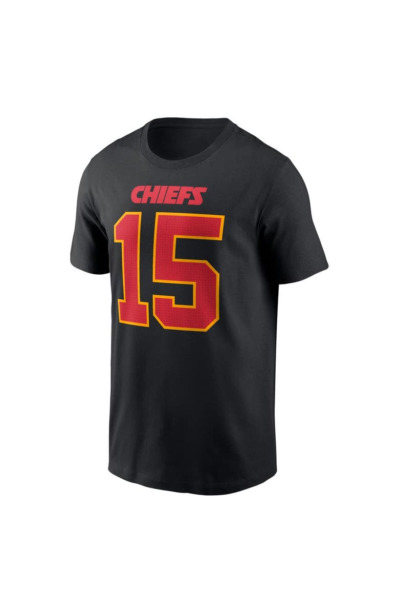 Nike Men's Nike Patrick Mahomes Black Kansas City Chiefs Carbon Name & Number T-Shirt, Alternate, color, Black