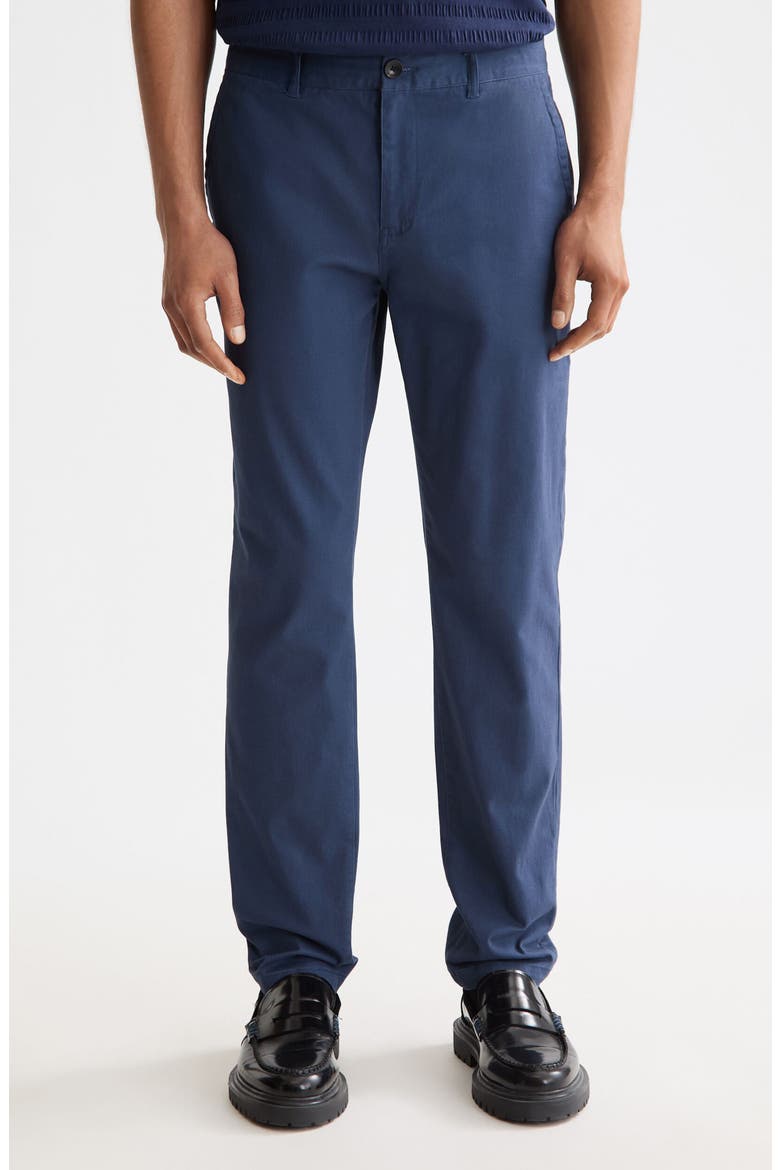Stuart Stretch Cotton Chinos, Main, color, INSIGNIA BLUE