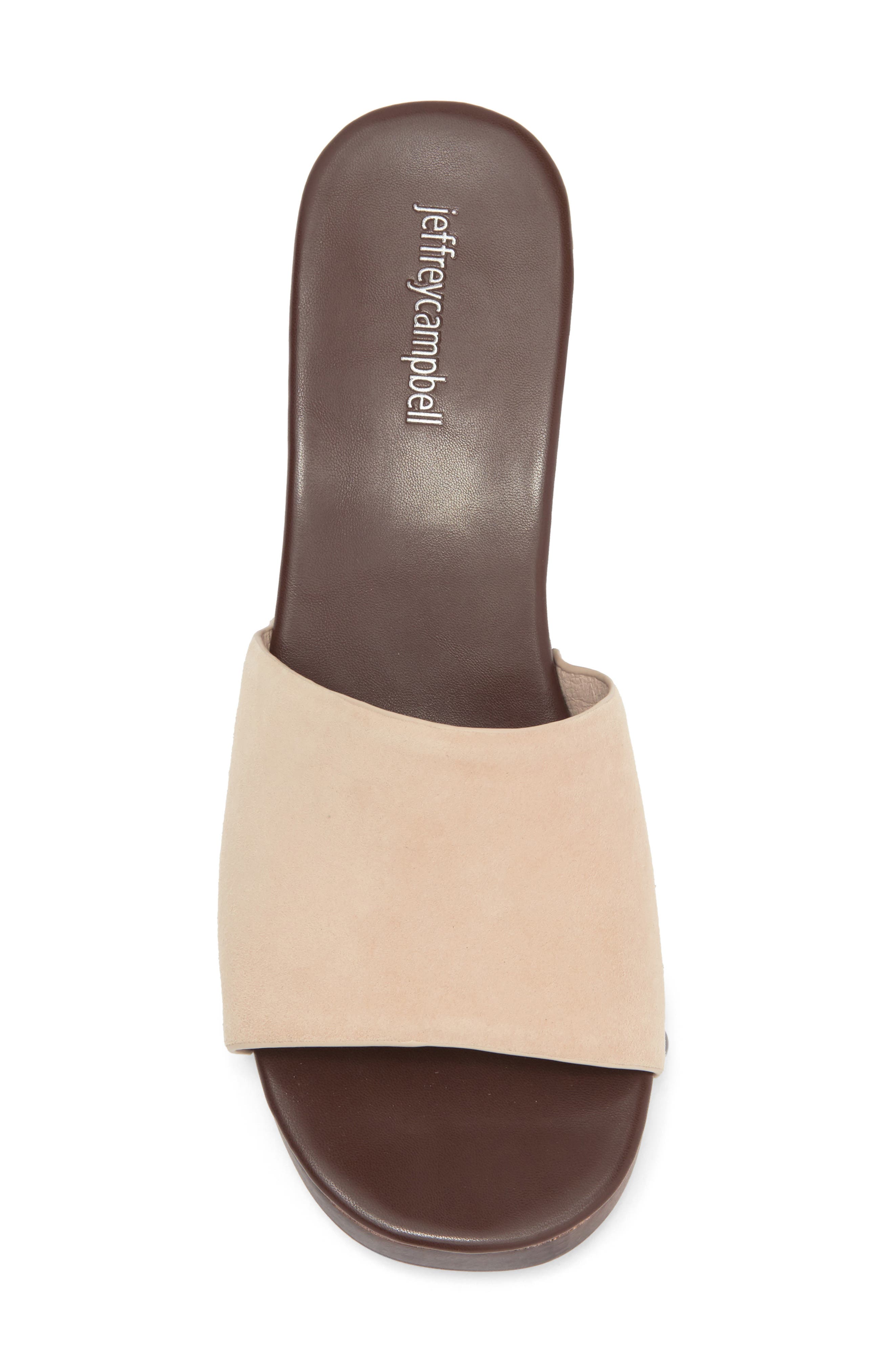 Jeffrey Campbell Cambrie Slide Sandal, Alternate, color, Beige Suede