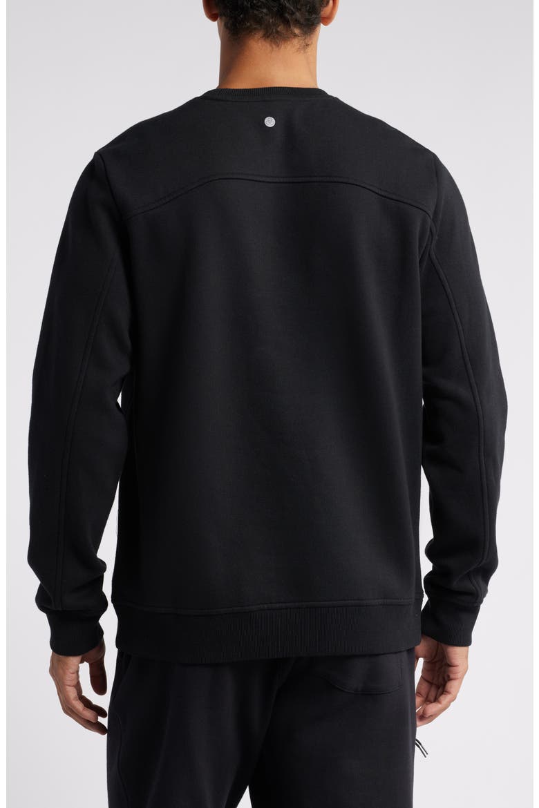 Cloud Fleece Sweatshirt, Alternate, color, BLACK