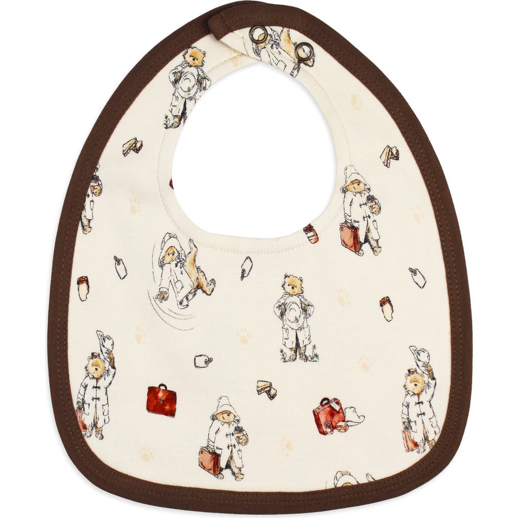 Shop L'ovedbaby X Paddington Bear™ 2-layer Reversible Organic Cotton Bib In Adventure Paddington