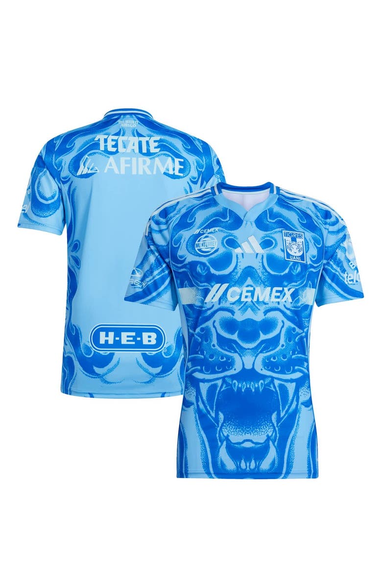 adidas Men's adidas Blue Tigres UANL 2025/26 Away Replica Jersey, Main, color, Blue
