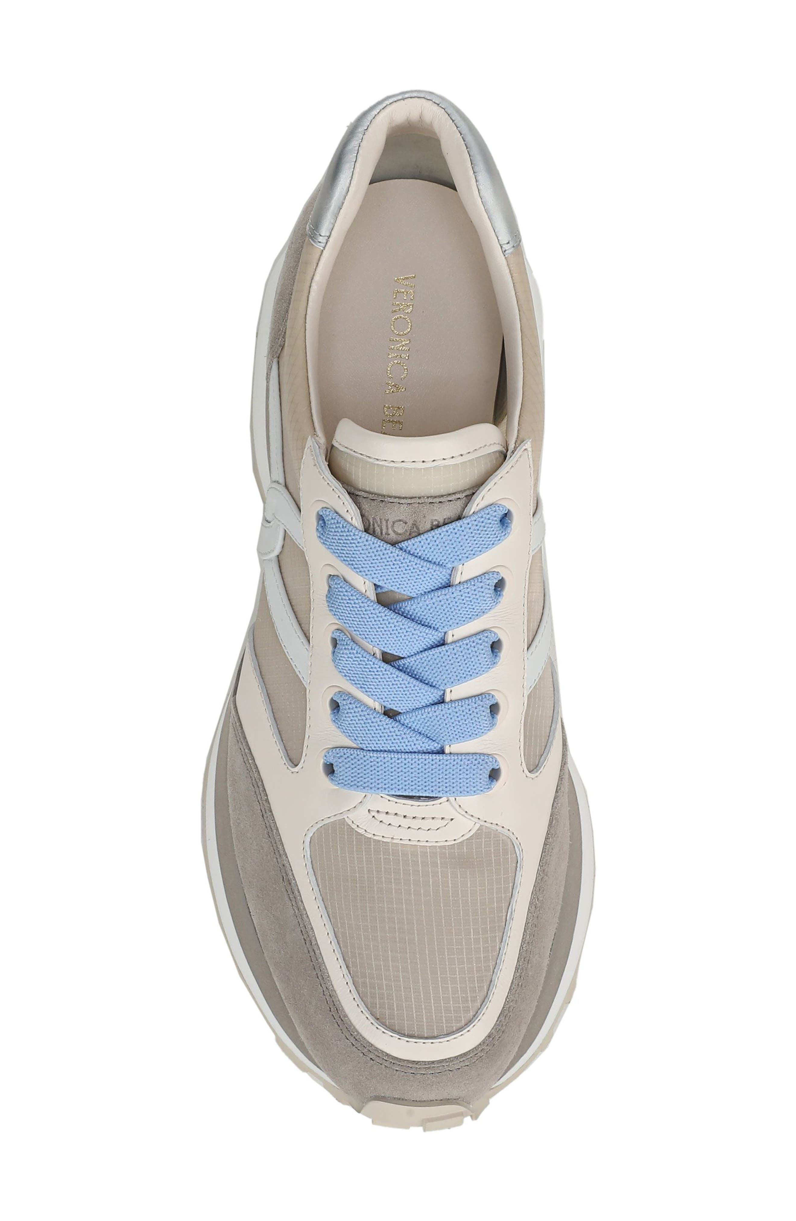 Valentina Wedge Slip-On Sneaker, Alternate, color, SAND/ SILVER