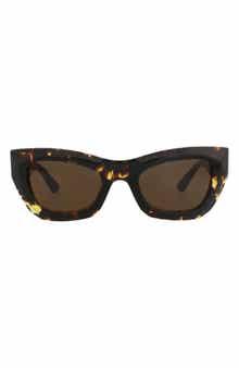 52mm Polarized Cat Eye Sunglasses