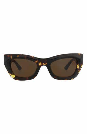 52mm Polarized Cat Eye Sunglasses