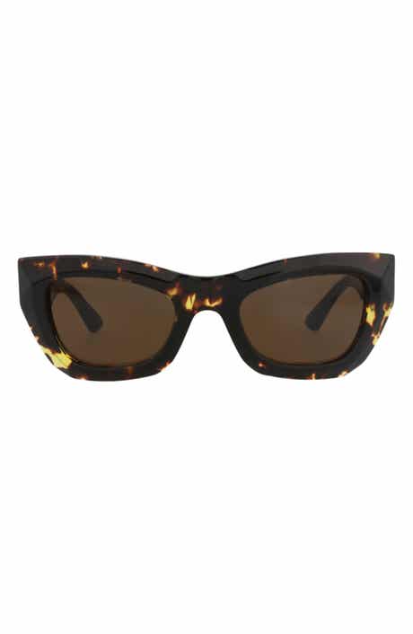 52mm Polarized Cat Eye Sunglasses